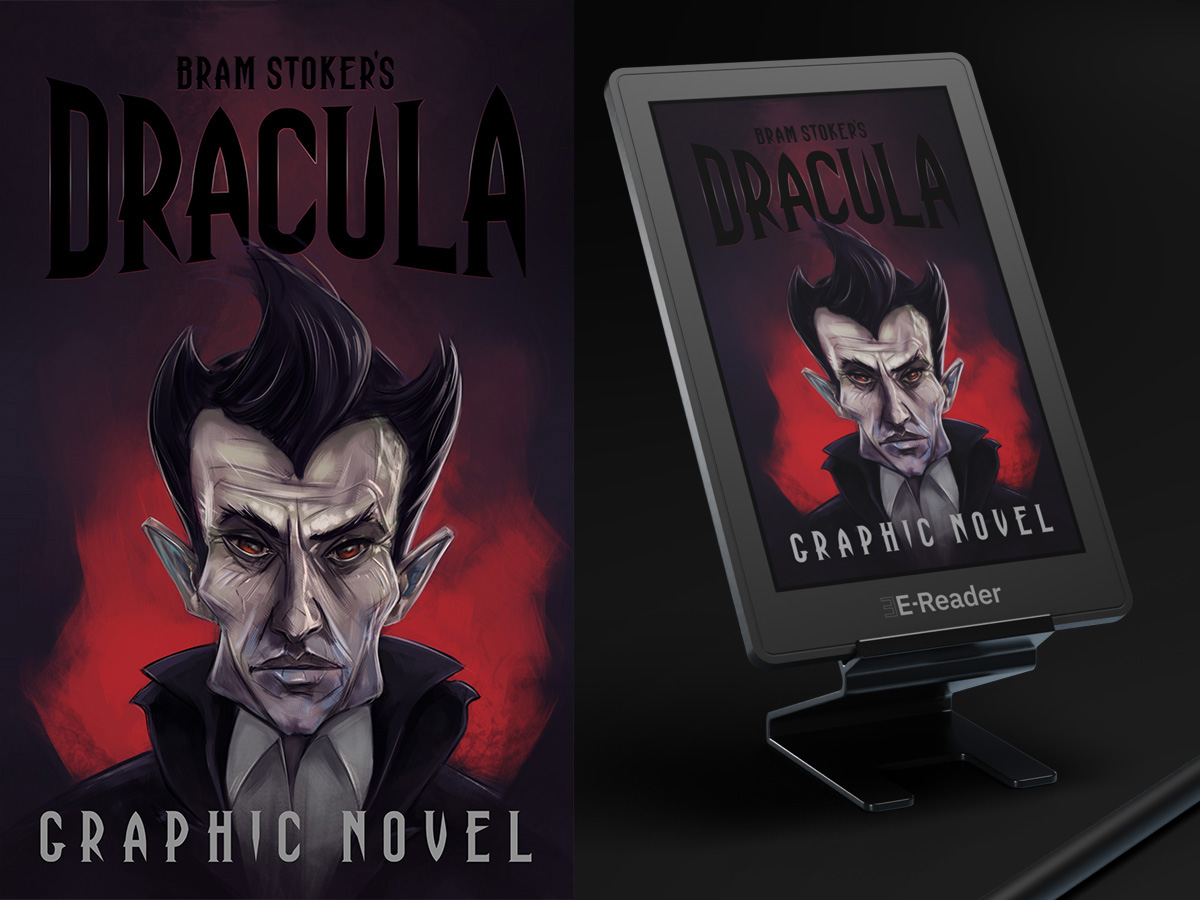 Horror Book Cover Illustration by Roxane Lapa