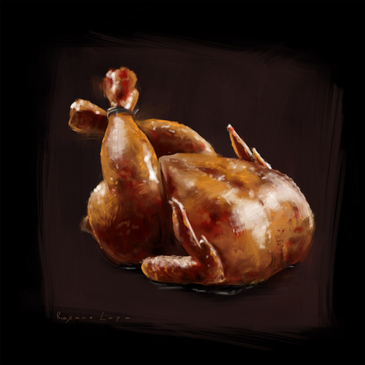 Cooked Turkey by Roxane Lapa