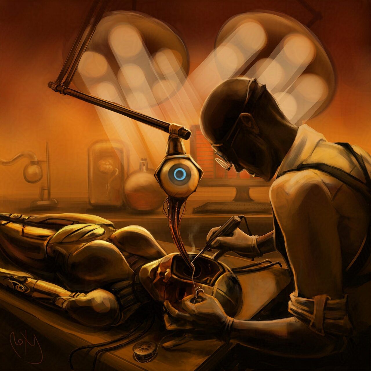 Robot Operation by Roxane Lapa