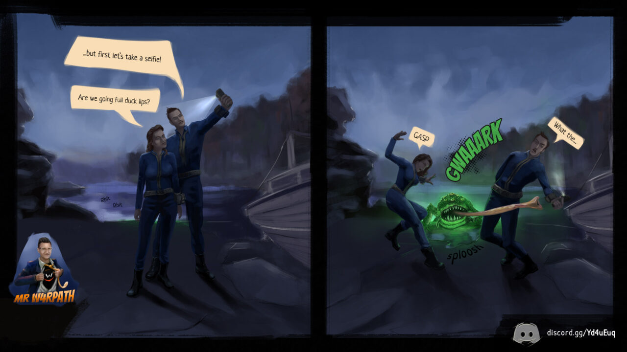 Fallout76 Comic Art by Roxane Lapa