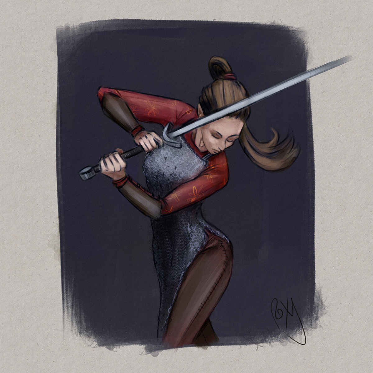 Romantasy character concept by Roxane Lapa