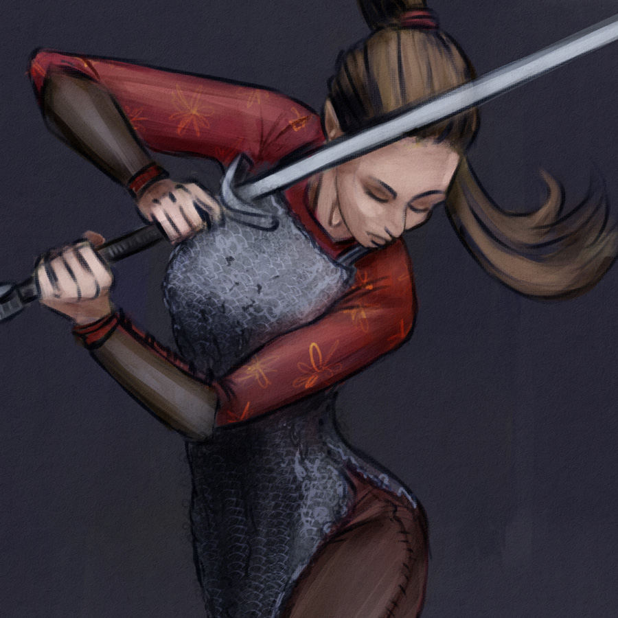 Romantasy character concept by Roxane Lapa
