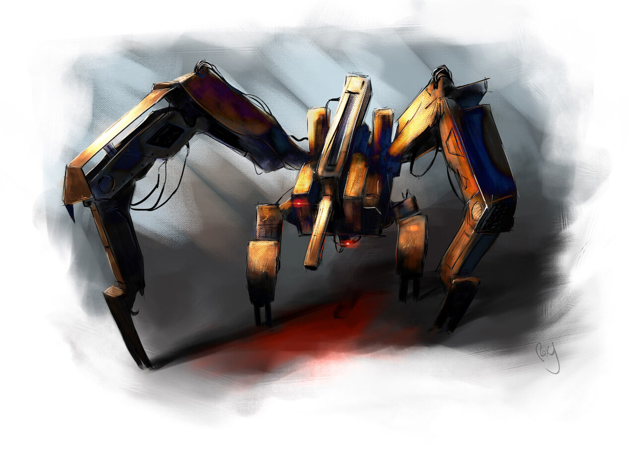 Generation Zero Robot Harvester by Roxane Lapa