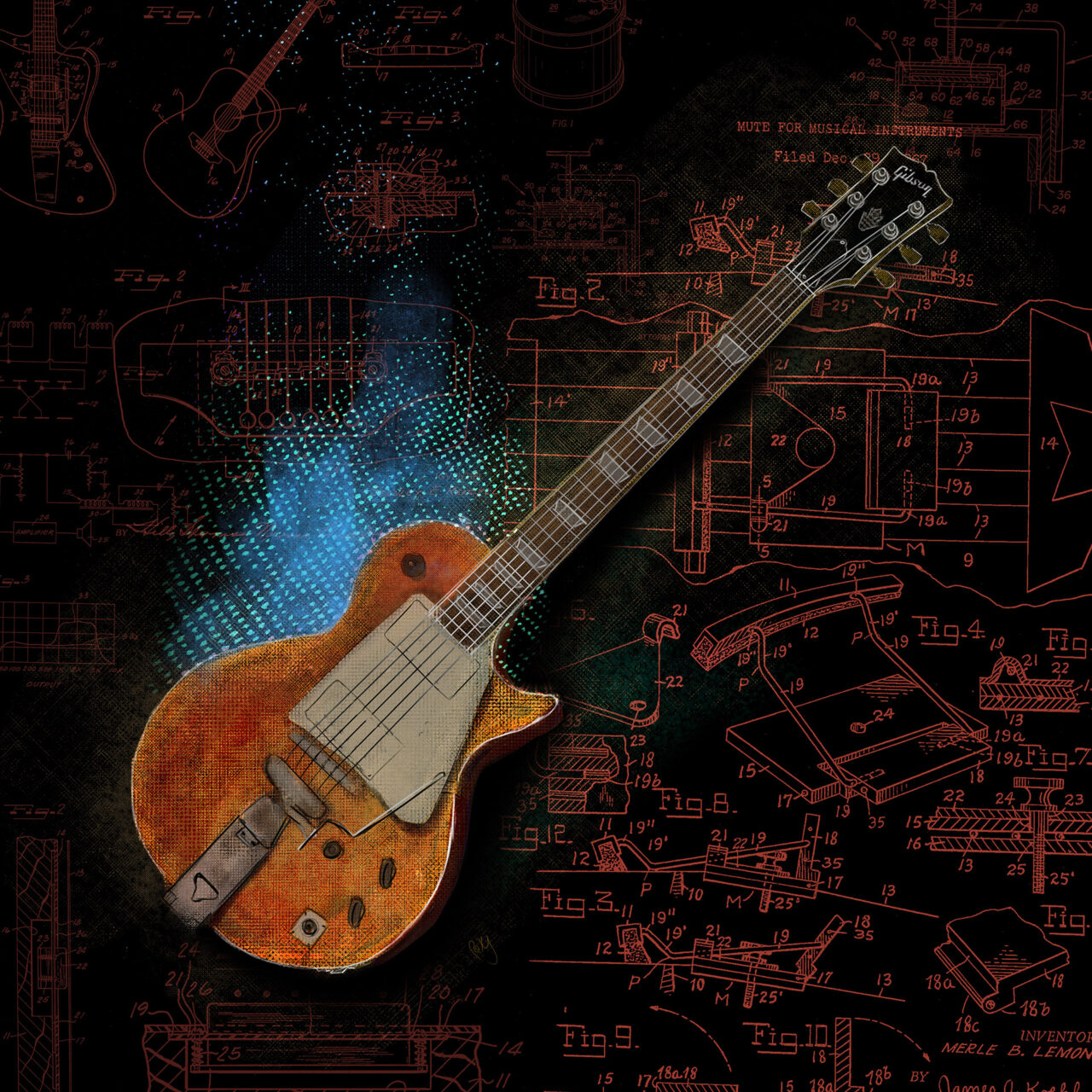 Gibson Les Paul Goldtop by Roxane lapa