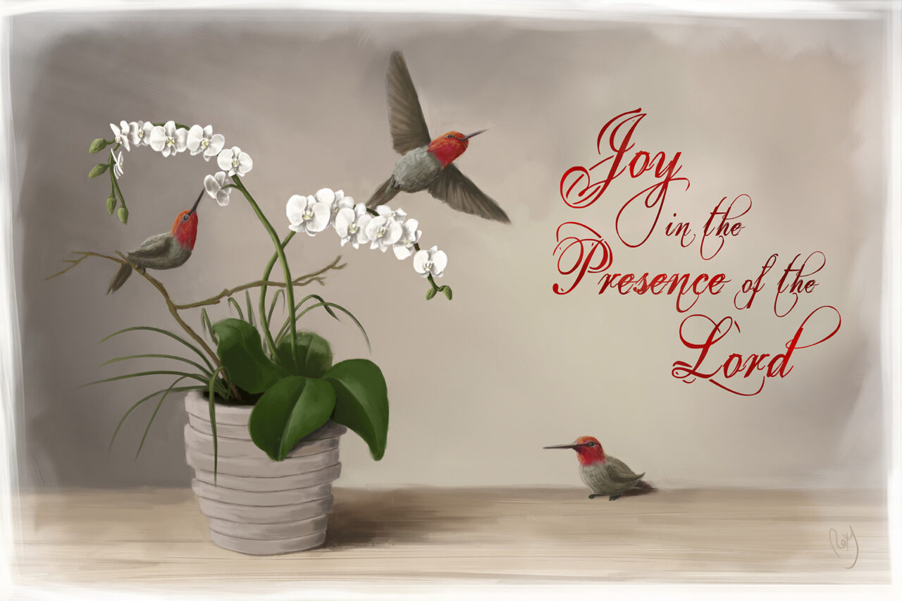 Joy in the Presence of the Lord by Roxane Lapa