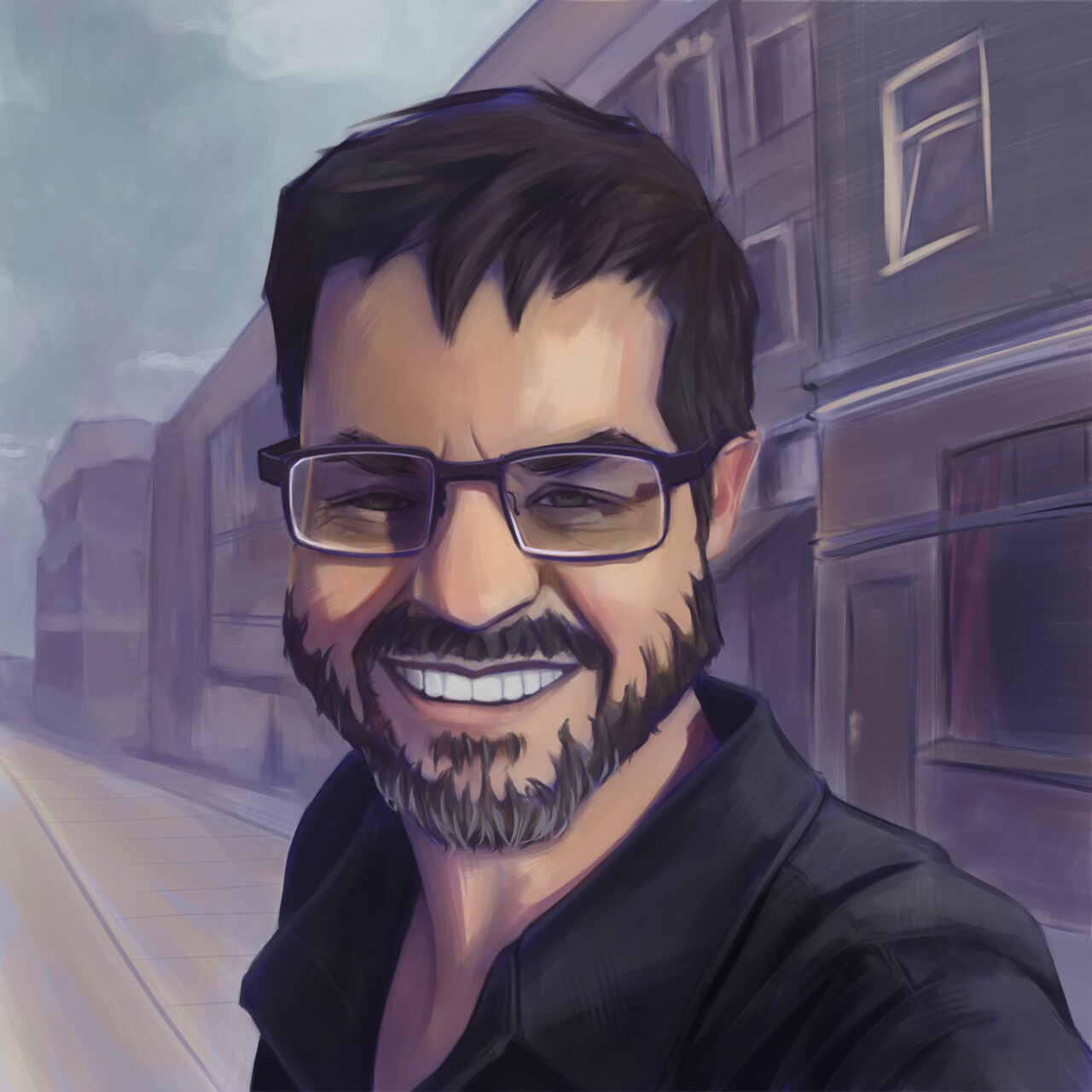 Professional Painted Portrait by Roxane Lapa