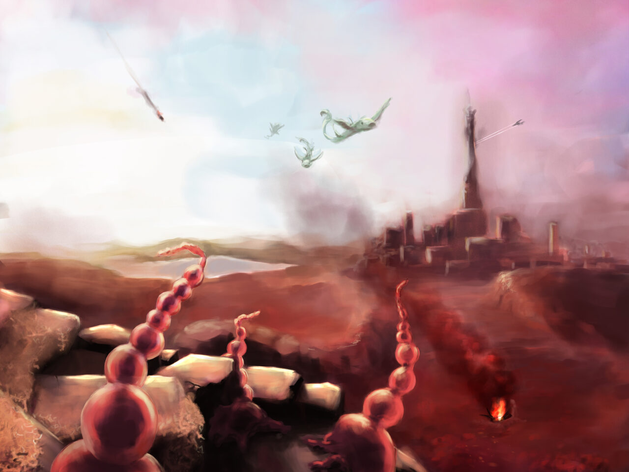 Space Invasion 2 by Roxane Lapa