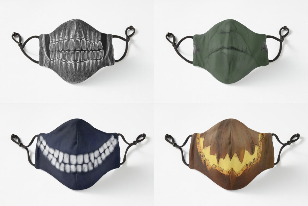 Pandemic Mask Designs by Roxane lapa