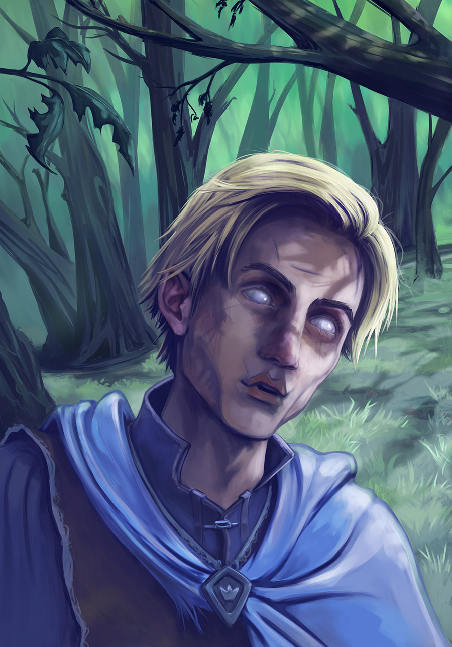Rapunzel's Prince Illustration by Roxane Lapa