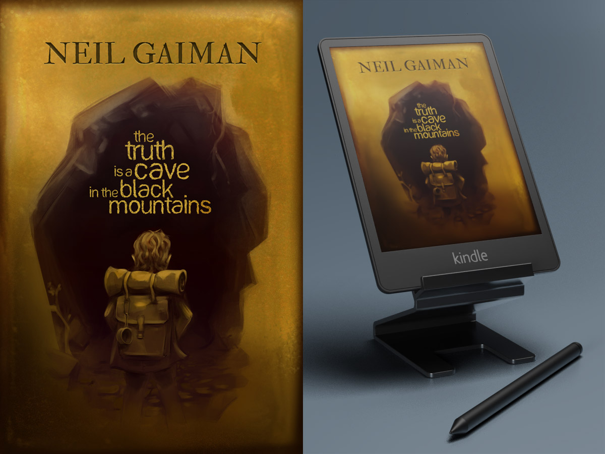 Neil Gaiman Book Cover Design by Roxane Lapa