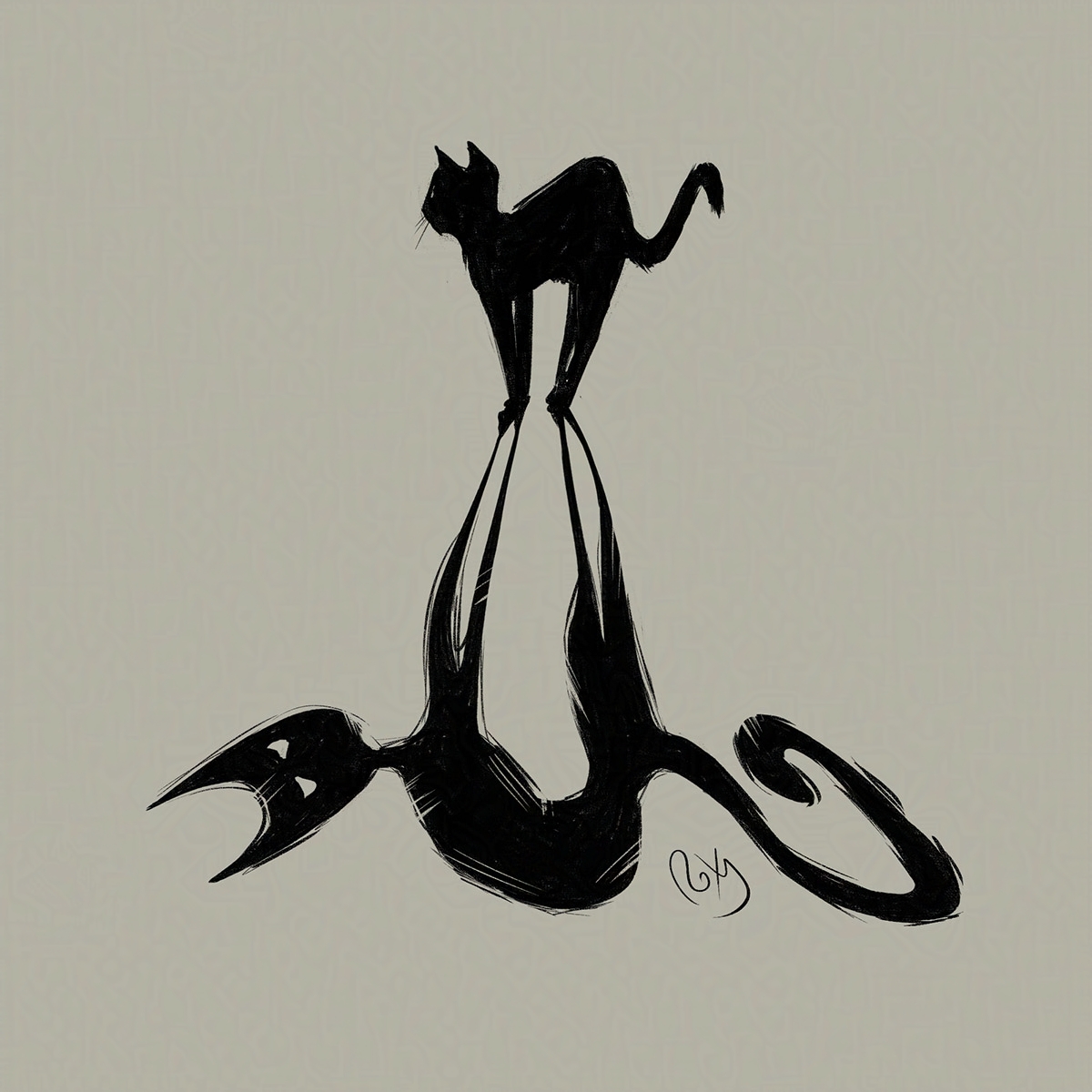 Ink Drawing by Roxane Lapa