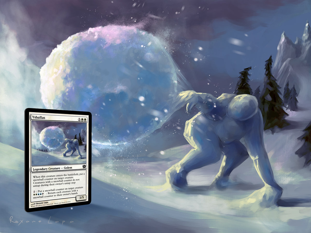 YsBallas, Snow Golem by Roxane Lapa