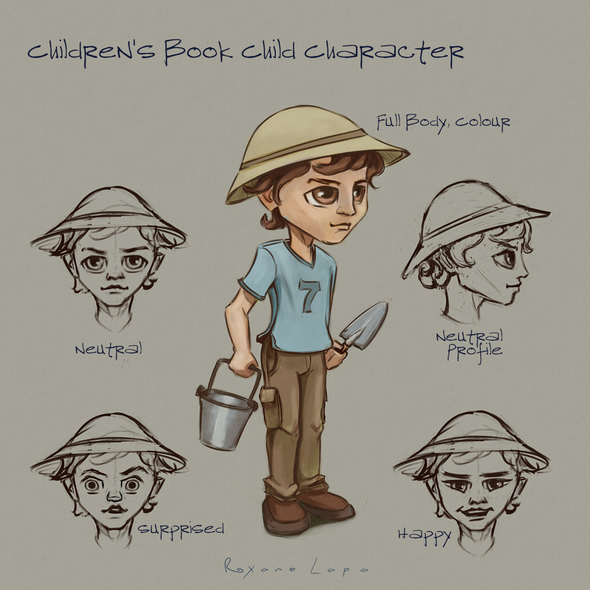 Children's Book Illustration by Roxane Lapa