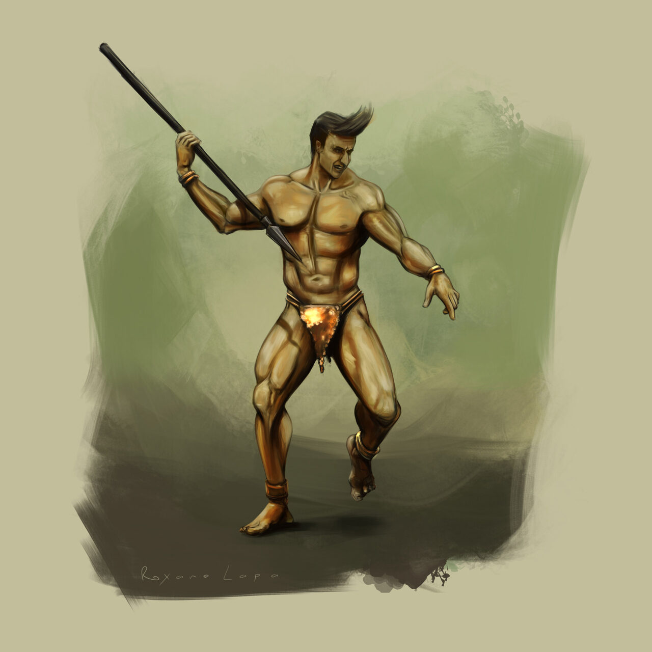 The Golden Loin by Roxane Lapa