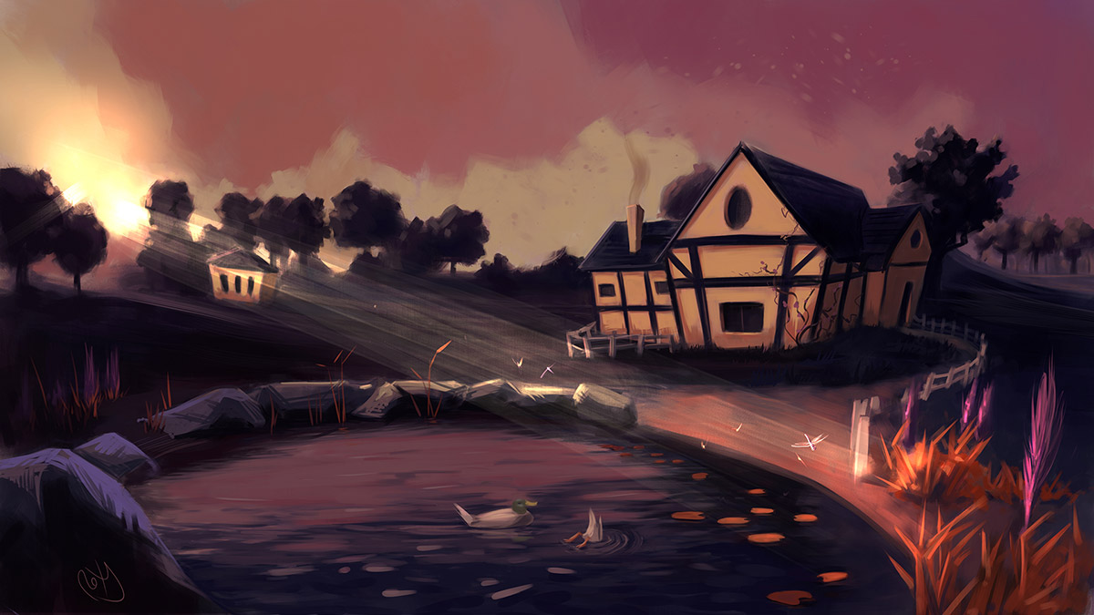 Tiny Glade fan art by Roxane Lapa