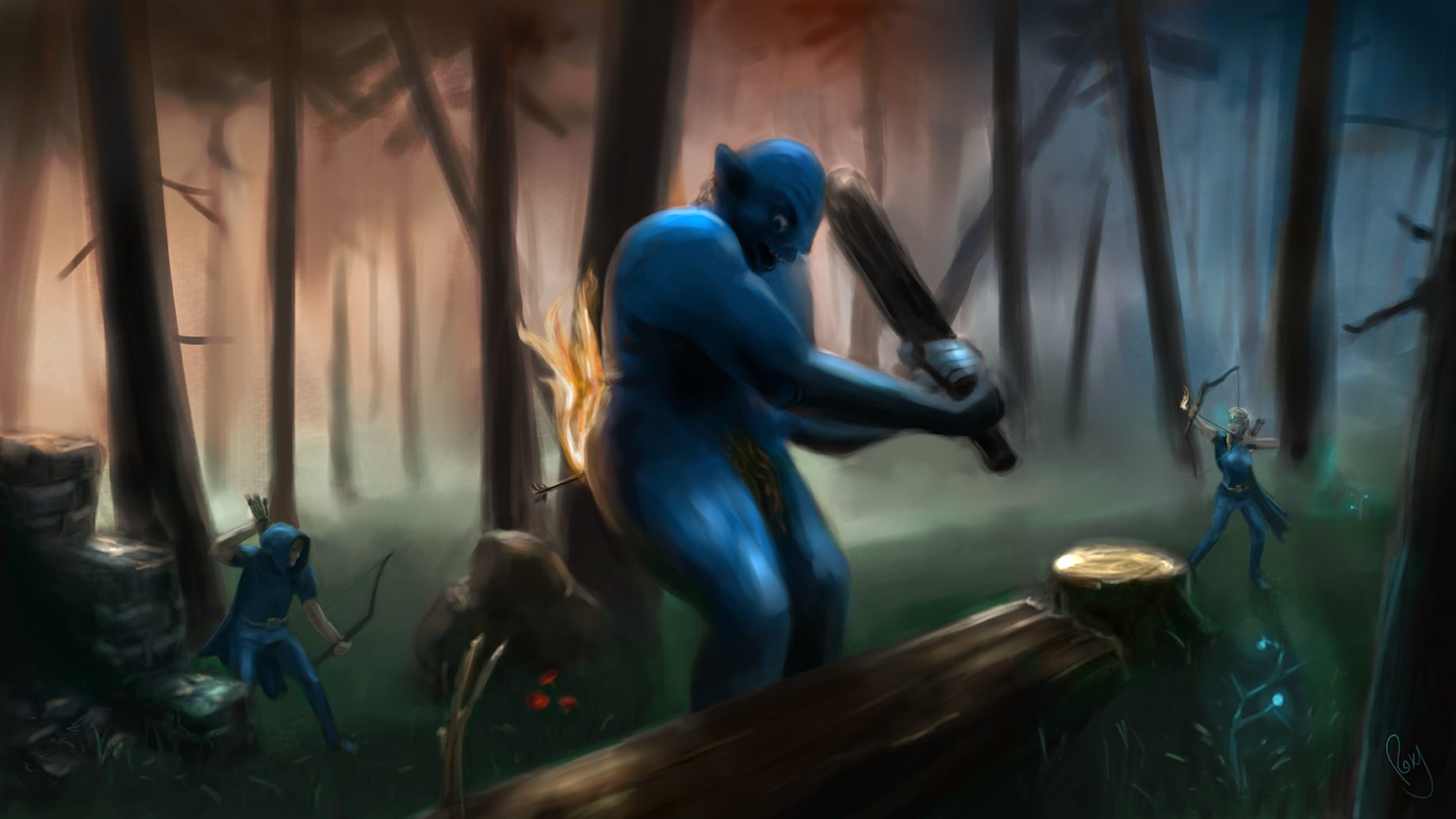 Troll Genocide v1 by Roxane Lapa