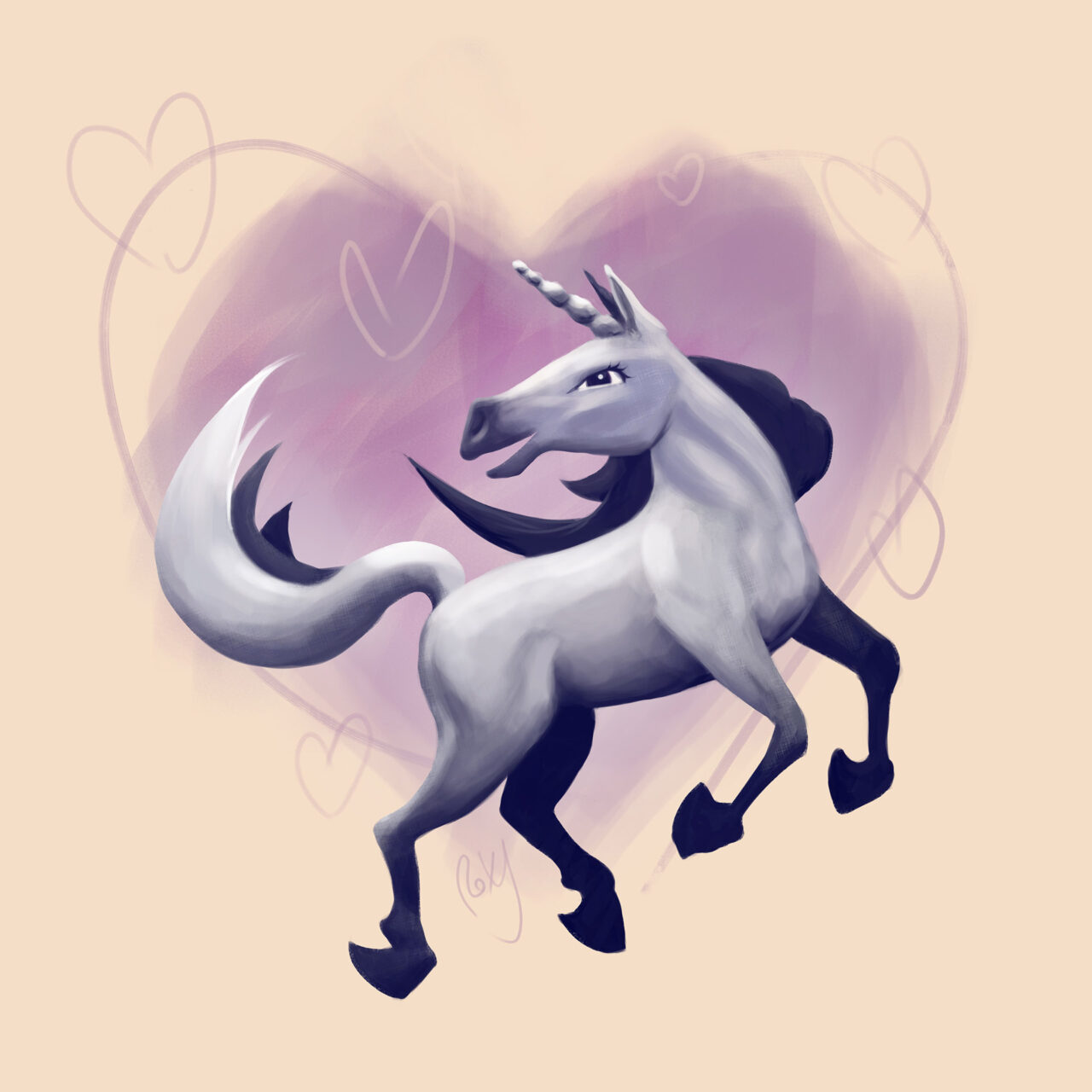 Unicorn Commission by Roxane Lapa