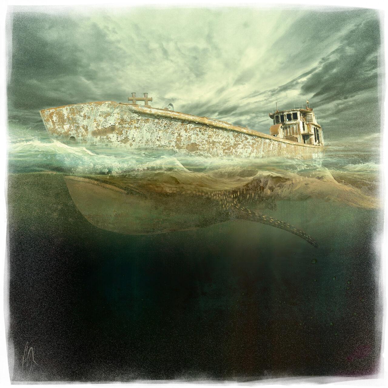 Whale Ship by Roxane Lapa