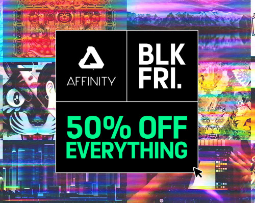 Affinity Studio Black Friday Deal for digital Artists