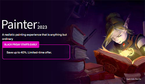 Corel Painter Black Friday Deal for digital Artists