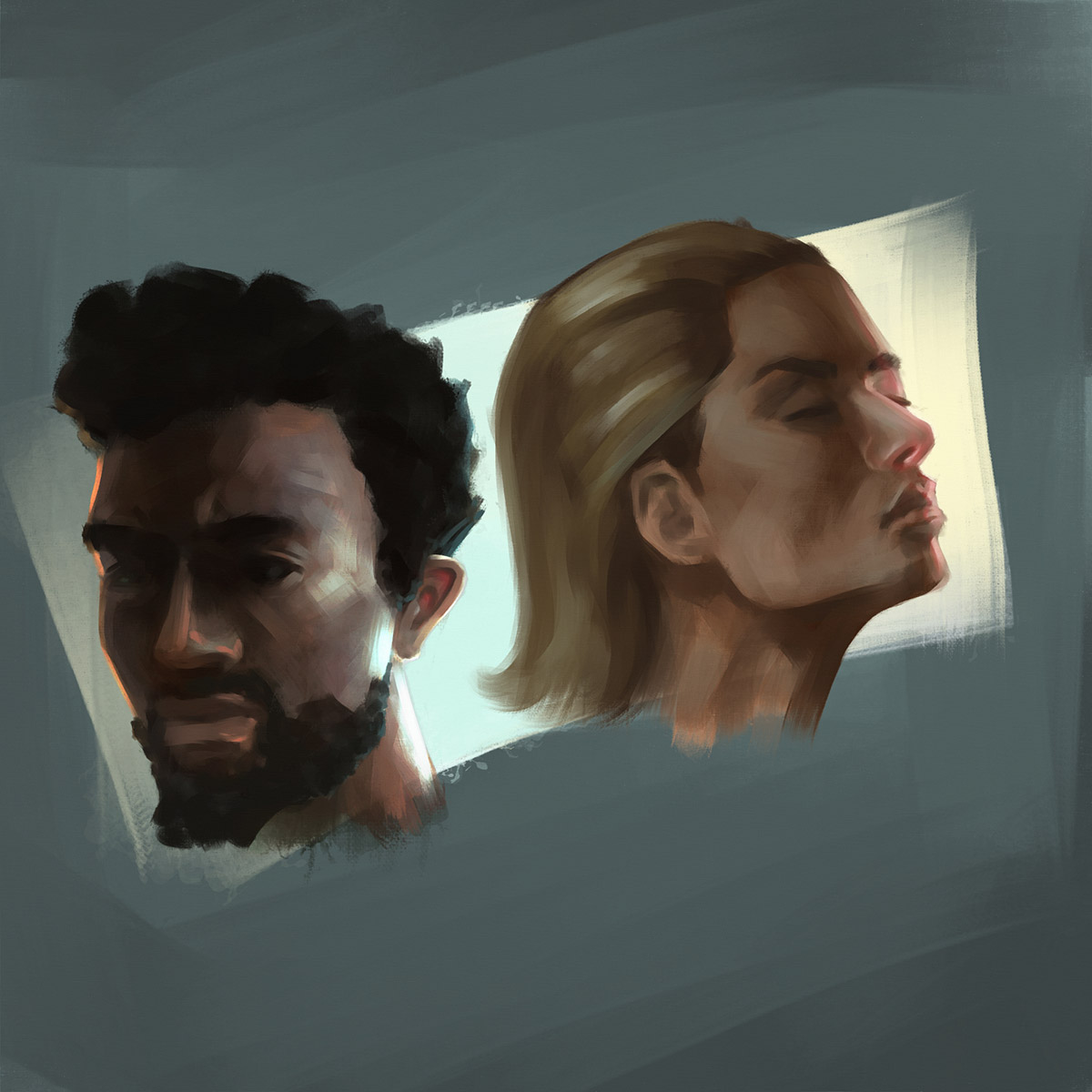 Sub Surface Scattering Painterly Portraits by Roxane Lapa